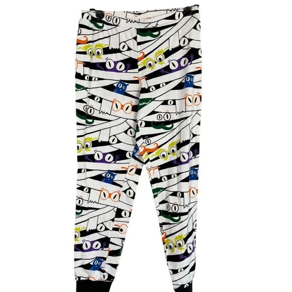 Hyde Eek Pajama Set Women M White Halloween Glow Spooky Goblins Costume Parade - Picture 6 of 11